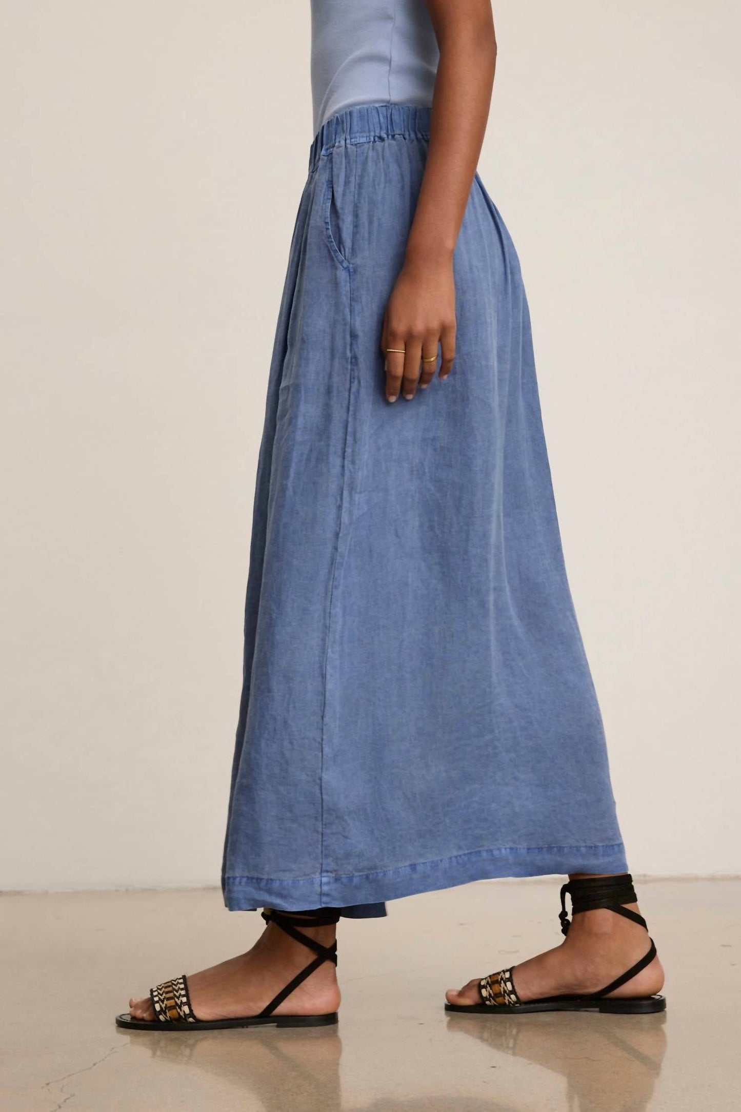 Velvet By Graham & Spencer - Linda Linen Skirt
