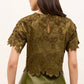 Marie Oliver - Peplumi Textured Top