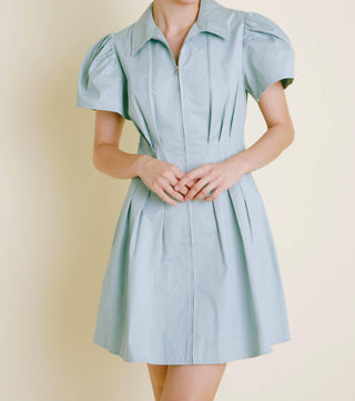 Aureum - Robin Pleated Mini Dress