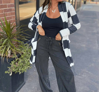 Babe Wholesale Co. - Rally Check Cardigan