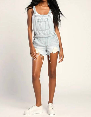 Blanknyc - Mirror Mirror Distressed Short Overalls