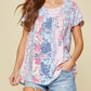 Andree By Unit - Floral Flutter Sleeve Blouse