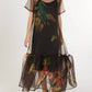 Beulahstyle - Caroleena Floral Print Sheer Dress