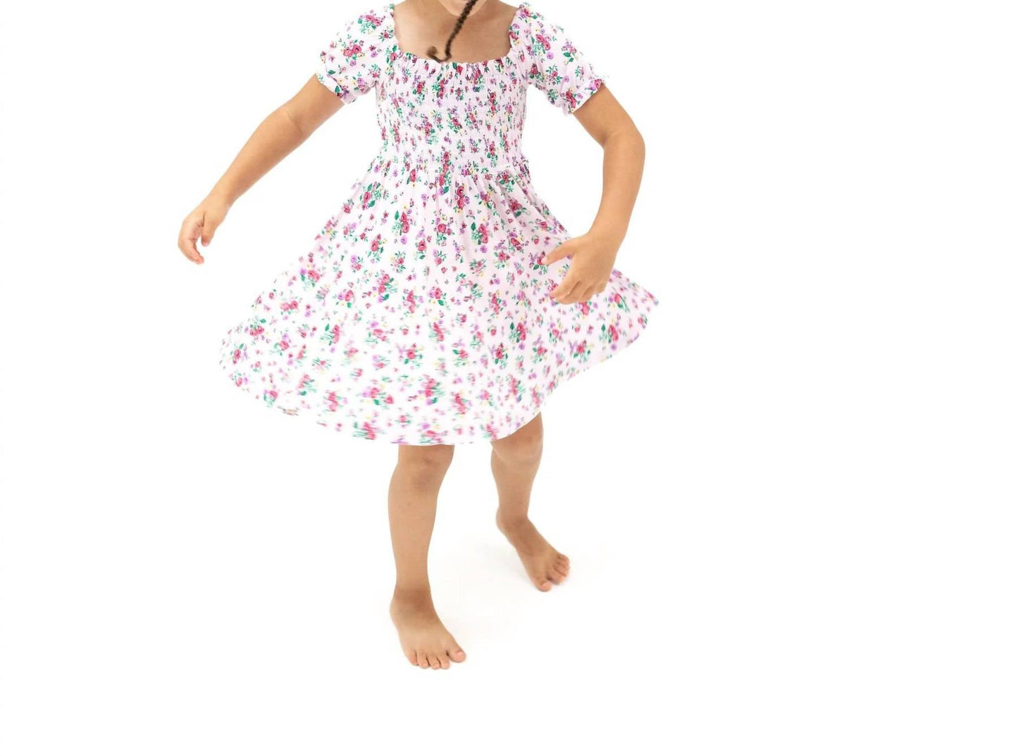 Angel Dear - Girls Puff Sleeve Dress