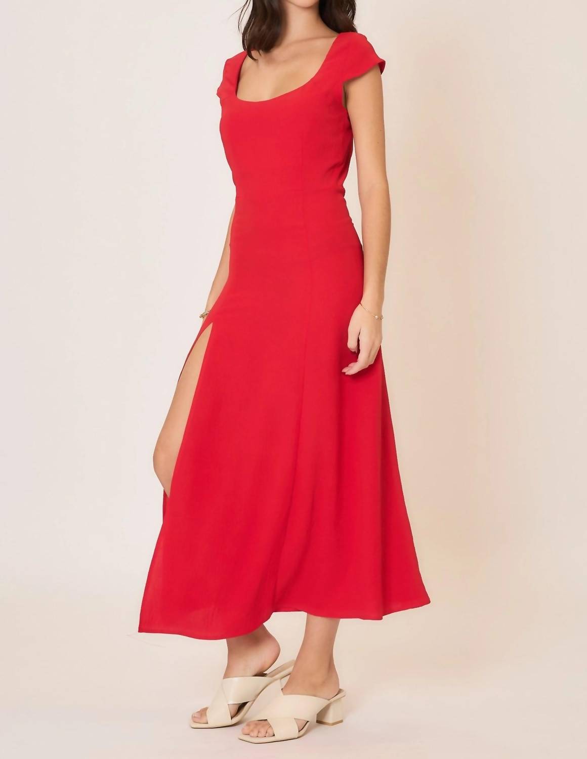Cozy Co. - Boston Cap Sleeve Dress