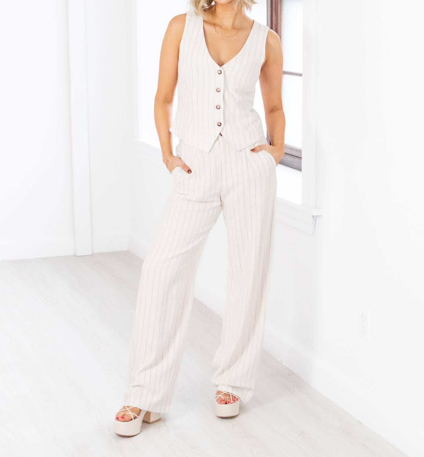 Z Supply - Belfort Pinstripe Vest