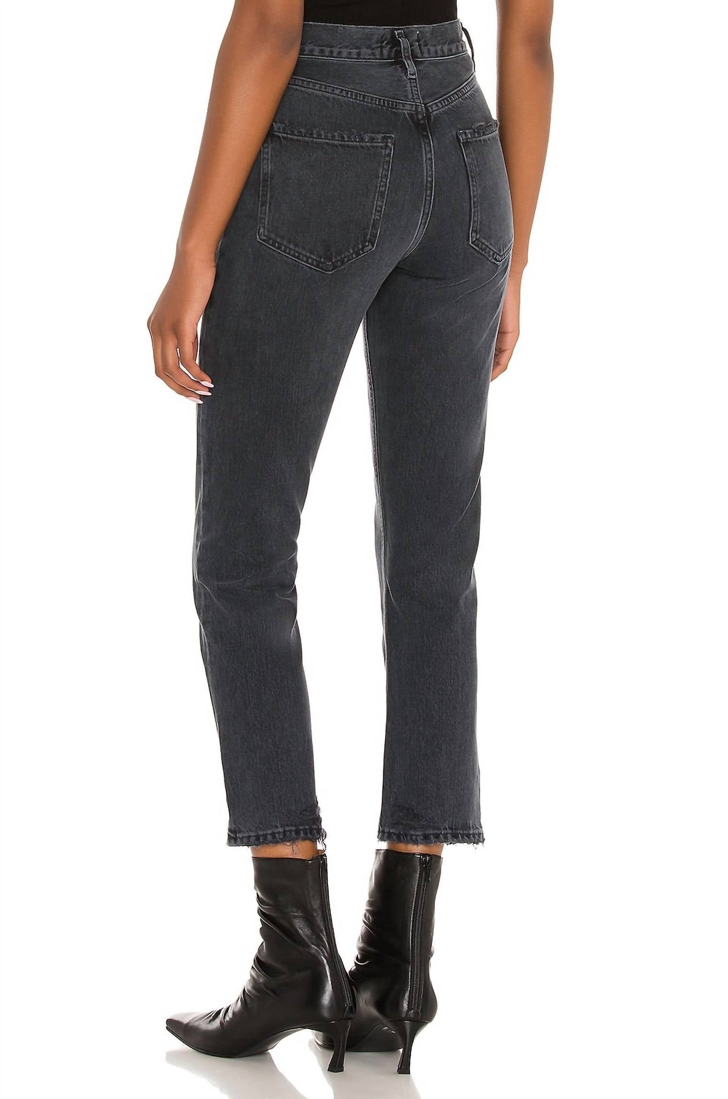 Agolde - Riley High Rise Straight Crop Jeans