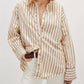 Free People - Striped Varsity Vibes Shirt
