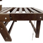 TOPMAX Outdoor Adjustable Patio Wooden Daybed Sofa Chaise Lounge with Cushions