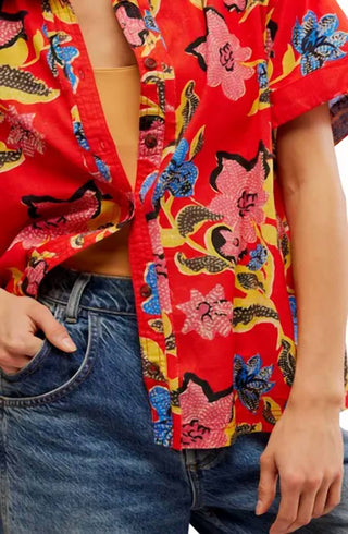 Free People - RETRO TROPICS TOP