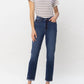 Judy Blue - High Rise Cool Denim Cuffed Boyfriend Jean