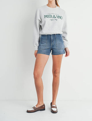 Just Black Denim - High Rise Utility Cargo Short