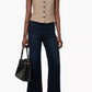 Paige - Anessa Wide Leg Cropped Jeans
