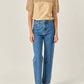 English Factory - FRONT CUT-OUT SMOCKED TOP