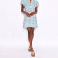 Sail To Sable - Women's Puff Sleeve Medallion Dress