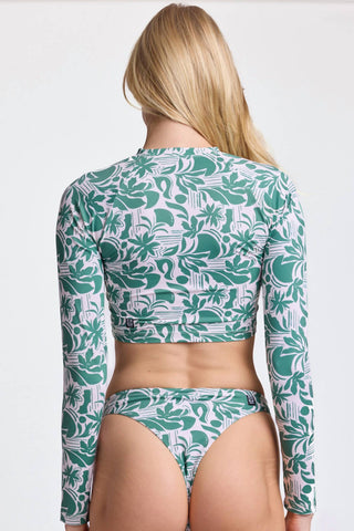 Jolyn - Moana Long Sleeved Crop Rashguard Top