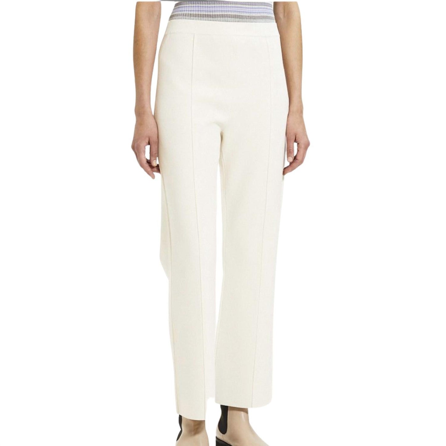 Theory - Compact Crepe Cropped Flare Pant