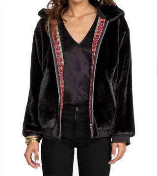 Johnny Was - Malini Fur Bomber Jacket