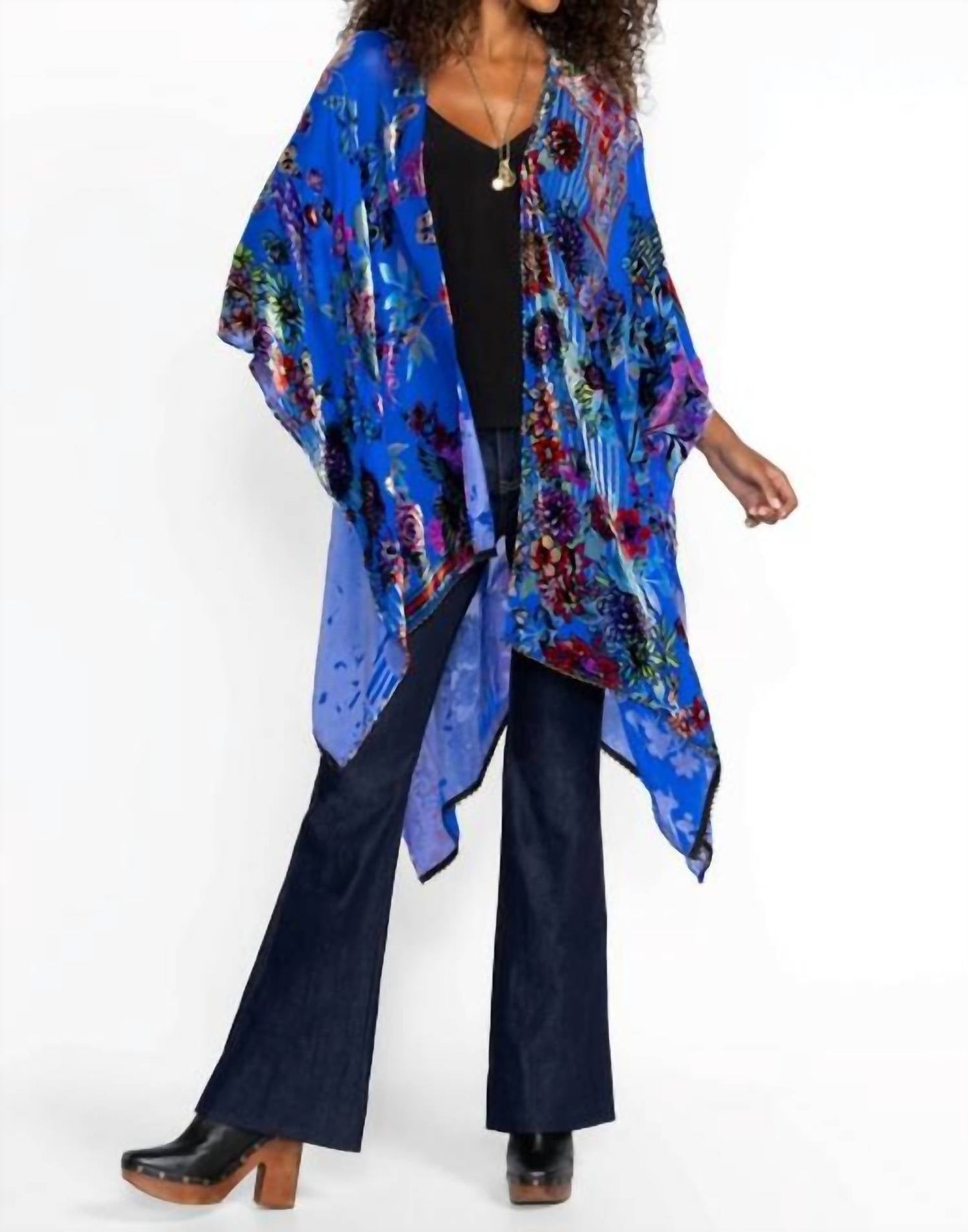 Johnny Was - BURNOUT VELVET SHAWL
