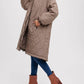 Bluivy - Longline Quilted Puffer Jacket