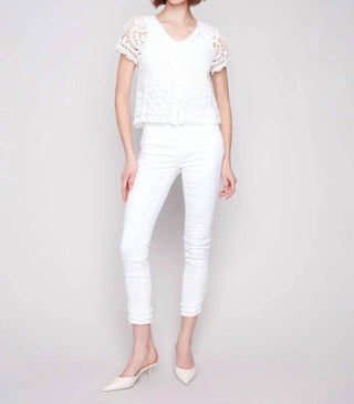 Charlie B - Crochet Bolero Cardigan