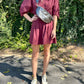 Steve Madden - Dayton V-neck Mini Dress