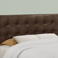 Full Size Upholstered Bed Headboard - Brown