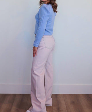 Pistola - Ruby Wide Leg Acid Wash Denim