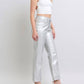 Judy Blue - High Waisted Tummy Control Faux Leather Straight Leg Pants