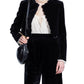 Chloe - Velvet Scalloped Jacket