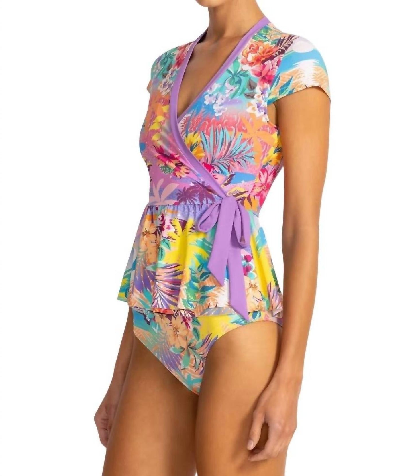 Johnny Was - Wrap Tankini Top