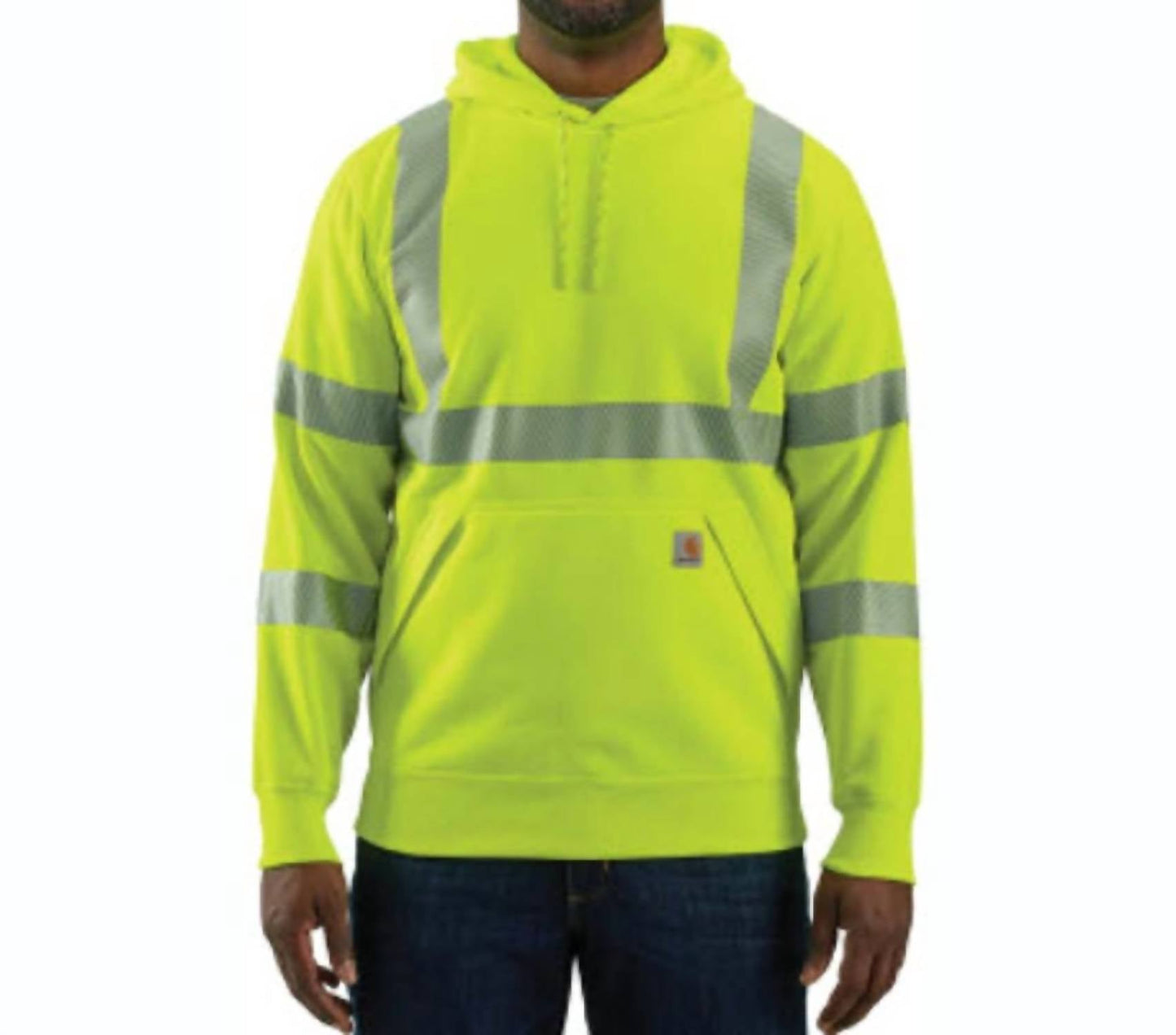 Carhartt - Men's Rain Defender High-vis Ansi Class 3 Pullover Hoodie