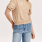 Another Love - Embroidered Puff Sleeve Top