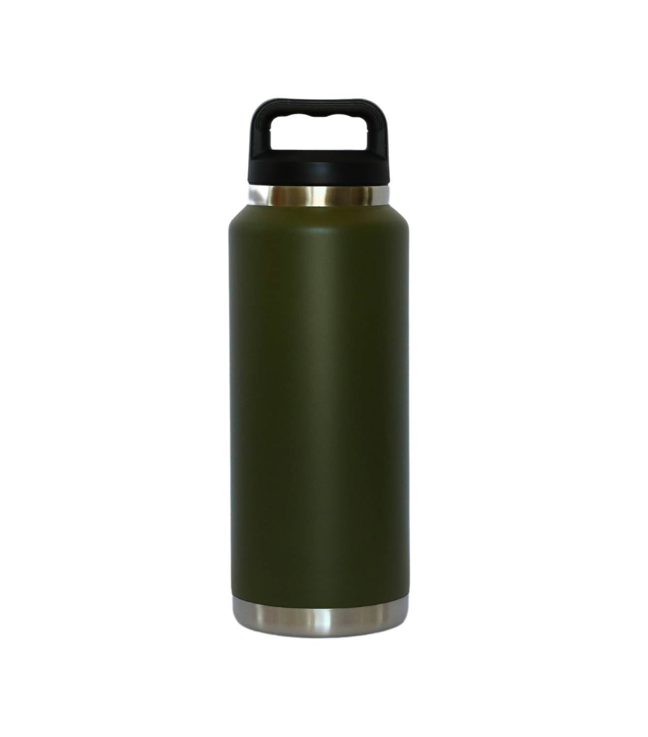 Creative Gifts International - Stainless Steel Twist-Off Cap Water Bottle