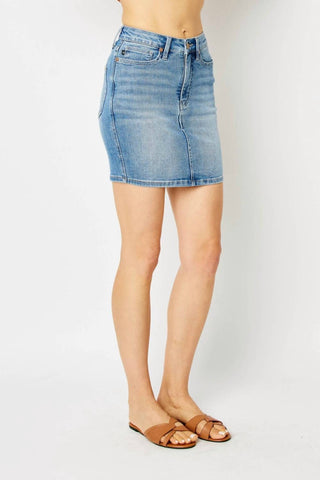 Judy Blue - High Waist Tummy Control Jean Skirt
