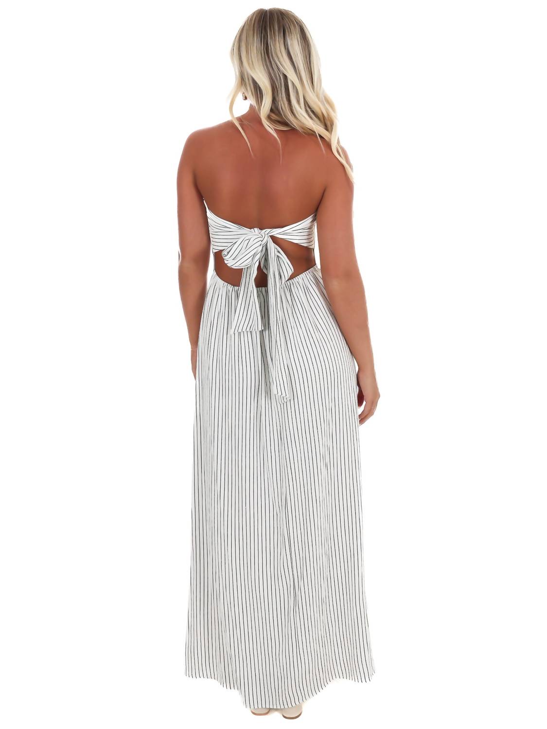 Klesis - No Rush Stripe Maxi Dress