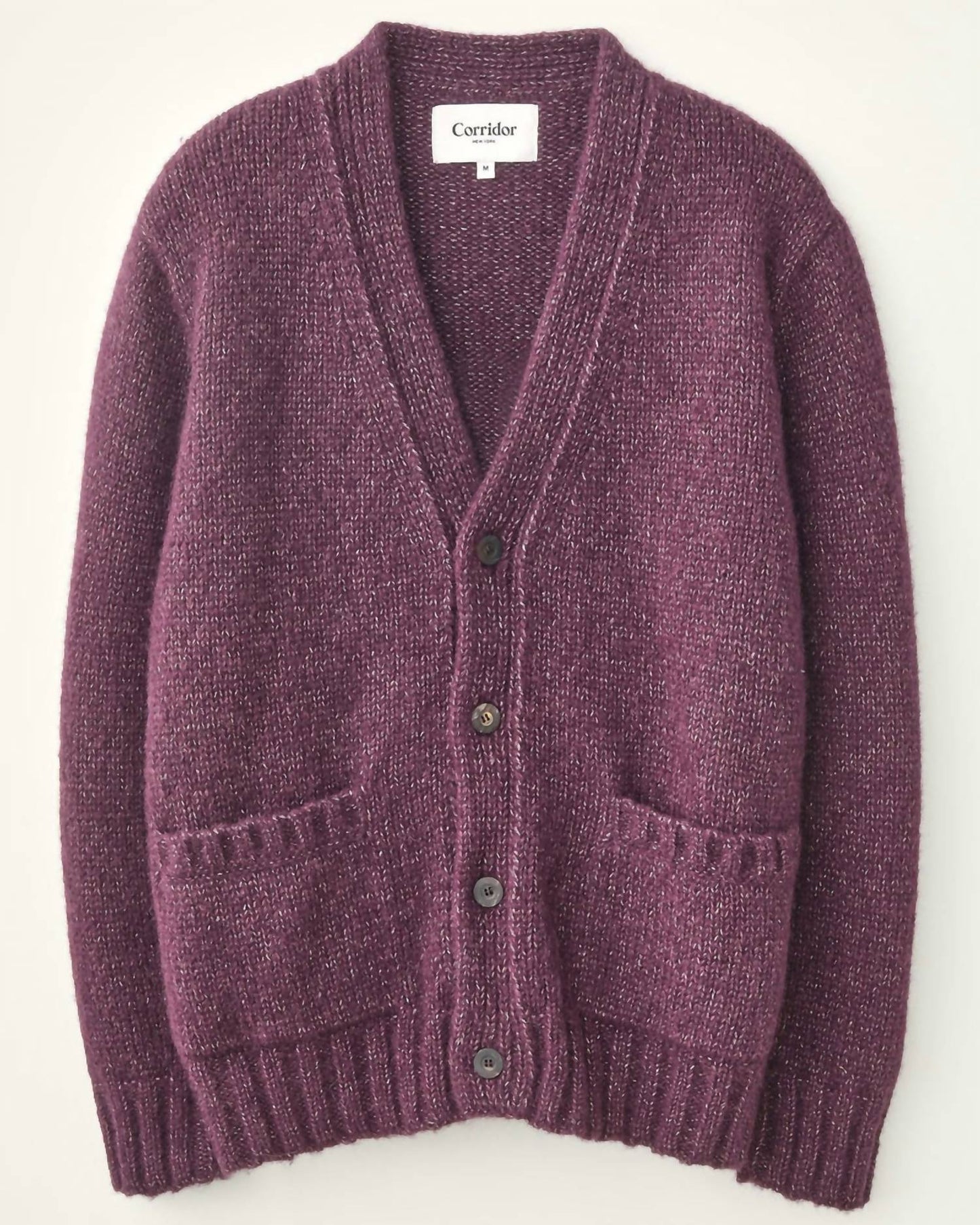Corridor - Men's Alpaca Lurex Cardigan