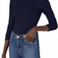 Enza Costa - SILK KNIT LONG SLEEVE CREW TEE
