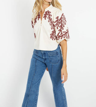 Caballero - Elodie V-neck Top