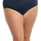 Maxine Of Hollywood - Women's Solid Wide Band Full Pant Bikini Bottom