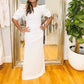 Black Halo - Puff Sleeve Maxi Dress