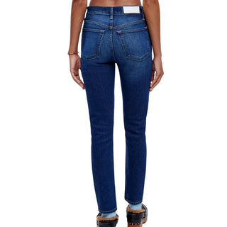 Re/Done - Comfort Stretch High Rise Ankle Cropped Jean