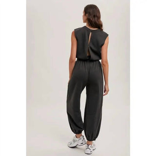 Style Usa - Sleeveless Knit Jumpsuit