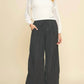Pinch - Textured Wide Leg Woven Pants