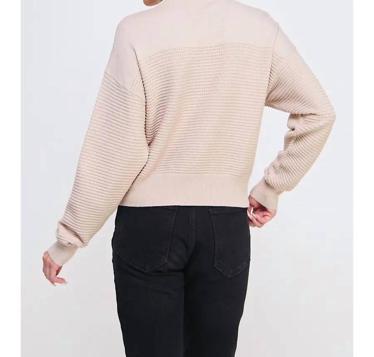 Allie Rose - Dolman Half Zip Pullover