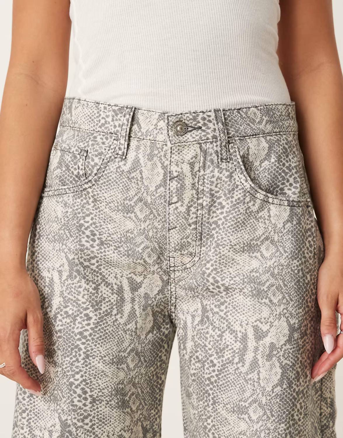 Free People - Good Luck Mid Rise Barrel Jeans
