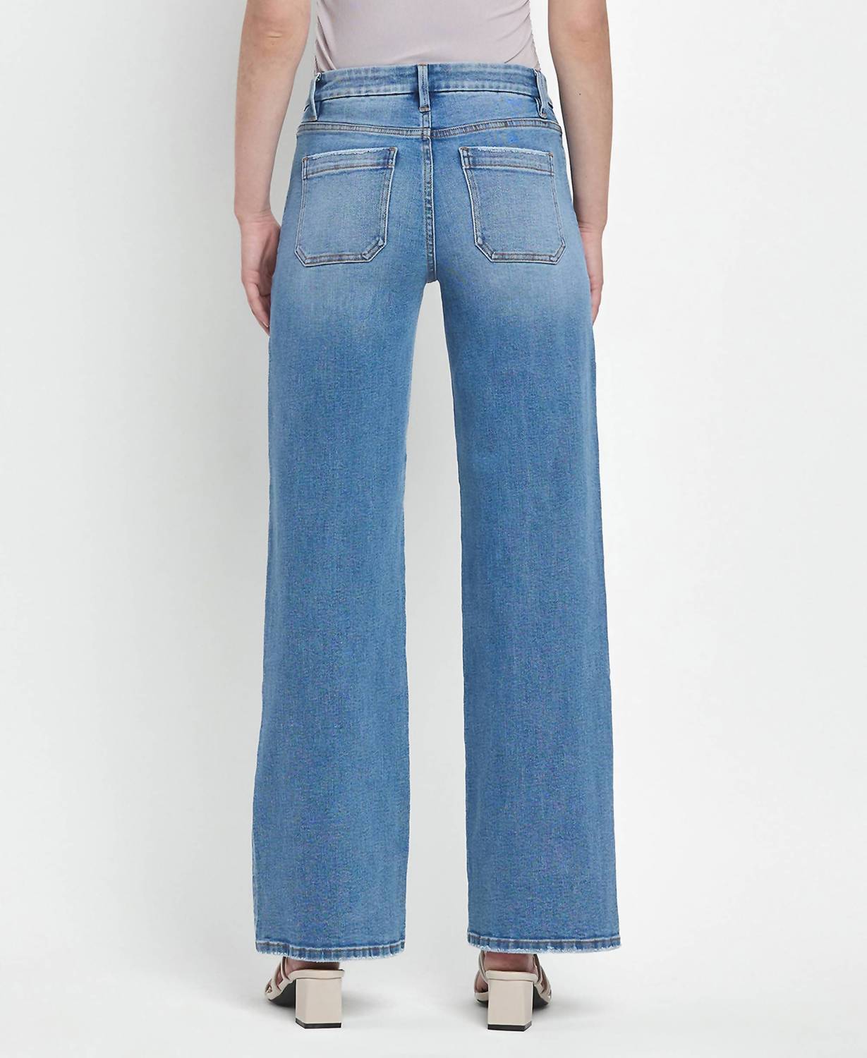 Lovervet - High Rise Wide Leg Jeans