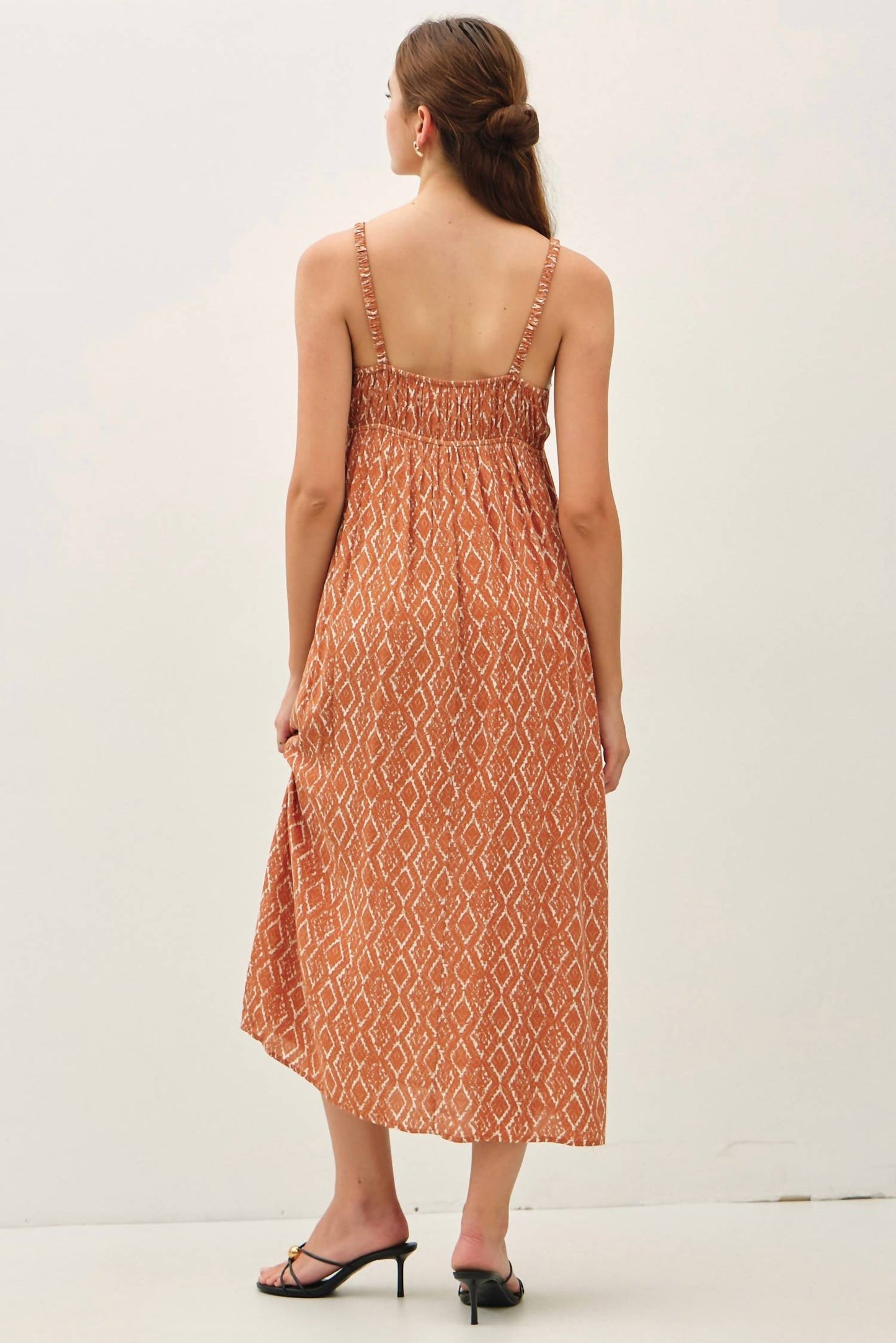 Be Cool - Apricot Flowy Dress
