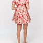 Before You - Floral Jacquard Mini Dress