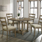 Parfield 5 Pieces Round Dining Room Set - Light Brown / Oak